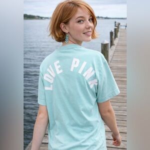 PINK Victoria's Secret Short Sleeve V-Neck Tee
